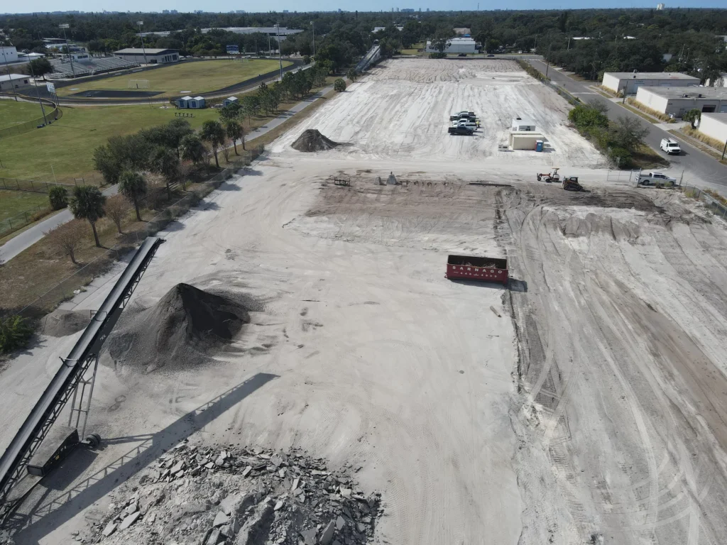 Pinellas County Fairfield Ave Apartments Multi-Family Commercial Excavation project
