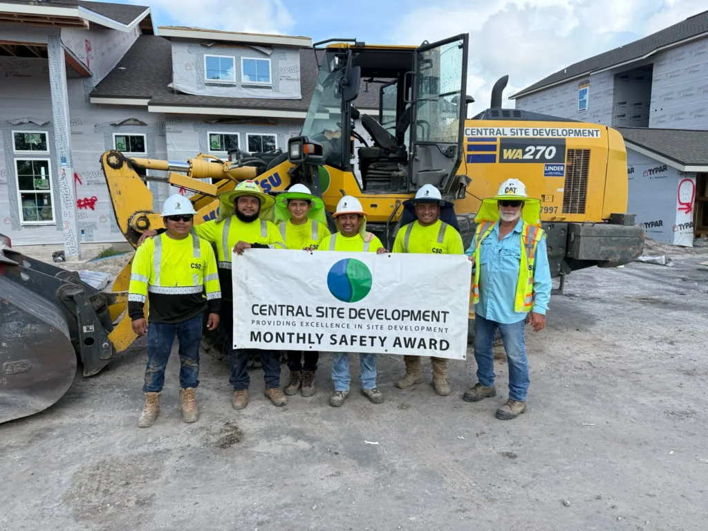 Alton Manatee excavation project safety award presentation